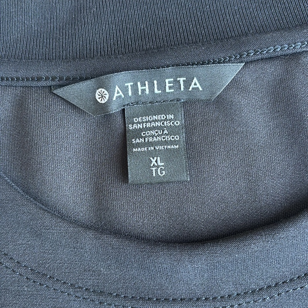 Athleta Black Sleeveless Sheath Dress - Picture 2 of 12